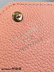LV Sarah Wallet Monogram Empreinte Leather Peach M27664 - 19x10.5x2.5cm - 6