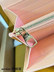 LV Sarah Wallet Monogram Empreinte Leather Peach M27664 - 19x10.5x2.5cm - 4
