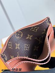 LV Double Card Holder Low Key Brown M13696 - 10.5x7.2x0.4cm - 5