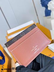 LV Double Card Holder Low Key Brown M13696 - 10.5x7.2x0.4cm - 4