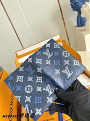 LV Passport Cover Monogram Shadow Navy Blue M29132 - 14x2.5x10cm - 6