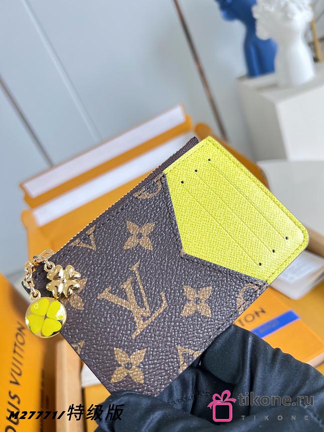 LV Romy Card Holder Monogram Canvas Yellow - 12x8x0.8cm - 1