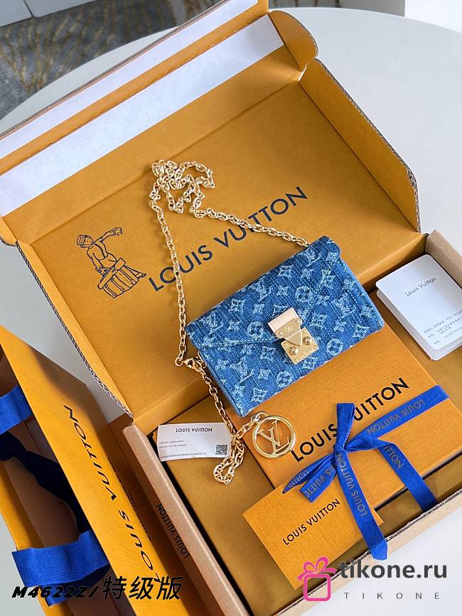 LV Pouch Metis Belt Monogram Denim M4622Z - 13.5x8cm - 1