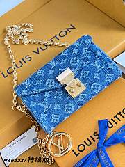 LV Pouch Metis Belt Monogram Denim M4622Z - 13.5x8cm - 2