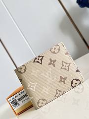 LV Multiple Wallet Monogram Surplus Canvas Sand Beige M29265 - 11.5x9x1.5cm - 3