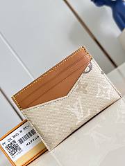 LV Porte-Cartes Triple Monogram Surplus Canvas Sand Beige M29266 - 11x8x0.5cm - 5