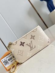 LV Pochette Cles Monogram Surplus Canvas Sand Beige M29258 - 13x8x1.5cm - 1