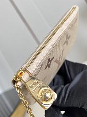 LV Pochette Cles Monogram Surplus Canvas Sand Beige M29258 - 13x8x1.5cm - 6