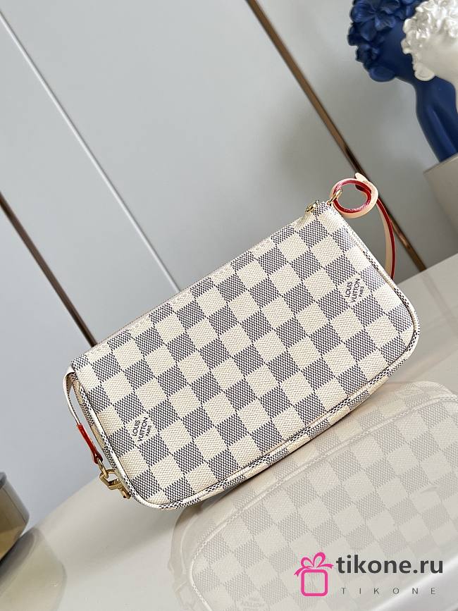 LV Pochette Accessoires Bag Damier Azur Canvas N40915 - 23.5x13.5x4cm - 1