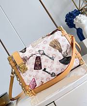 LV Side Trunk Getaway GM Bag Monogram Dune Linen and Canvas Getaway M29355 - 30x20x10cm - 1