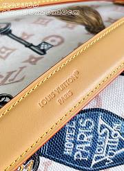 LV Side Trunk Getaway GM Bag Monogram Dune Linen and Canvas Getaway M29355 - 30x20x10cm - 3