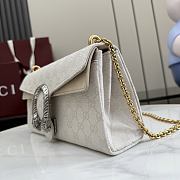 Gucci Dionysus Medium Shoulder Bag Ivory GG Canvas ‎874735 - 28x14x7cm - 6