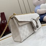 Gucci Dionysus Medium Shoulder Bag Ivory GG Canvas ‎874735 - 28x14x7cm - 5