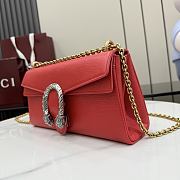 Gucci Dionysus Medium Shoulder Bag Red Leather ‎874735 - 28x14x7cm - 6