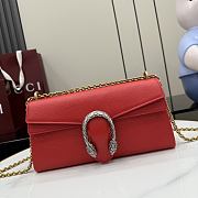 Gucci Dionysus Medium Shoulder Bag Red Leather ‎874735 - 28x14x7cm - 3