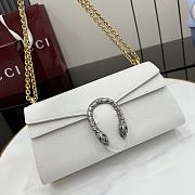 Gucci Dionysus Medium Shoulder Bag White Leather ‎874735 - 28x14x7cm - 5