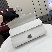 Gucci Dionysus Medium Shoulder Bag White Leather ‎874735 - 28x14x7cm - 4