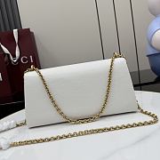 Gucci Dionysus Medium Shoulder Bag White Leather ‎874735 - 28x14x7cm - 2