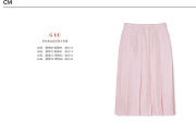 Gucci Silk Twill Pleated Midi Skirt In Light Pink ‎864510 - 2