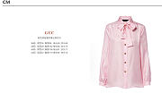 Gucci Silk Twill Shirt With Bow In Light Pink - 2