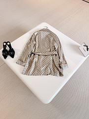 Gucci Printed Silk Twill Shirt In Beige And Dark Brown ‎864562 - 5
