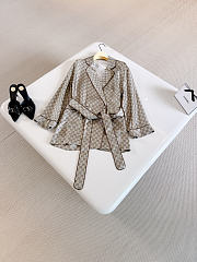 Gucci Printed Silk Twill Shirt In Beige And Dark Brown ‎864562 - 3