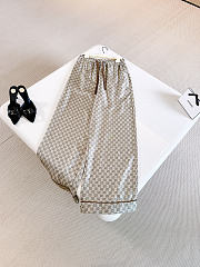 Gucci Printed Silk Twill Leisure Pants 864567 - 1
