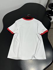 Gucci Cotton Jersey T-Shirt With Embroidery In White ‎859729 - 4