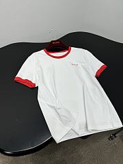 Gucci Cotton Jersey T-Shirt With Embroidery In White ‎859729 - 3
