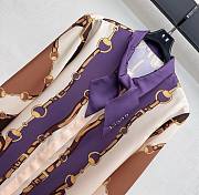 Gucci Printed Silk Till Shirt In Brown 855593 - 4
