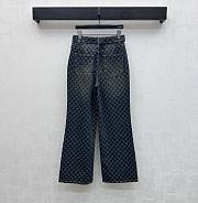 Gucci GG Cotton Denim Jacquard Pants 864762 - 3
