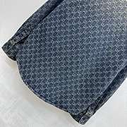 Gucci GG Cotton Denim Jacquard Shirt ‎864821  - 2