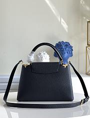 LV Capucines MM Taurillon Leather Black M54663 - 31.5x20x11cm - 3