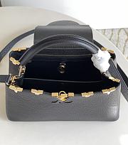 LV Capucines MM Taurillon Leather Black M54663 - 31.5x20x11cm - 4