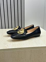 Dior Medaillon Buckle Loafer Black Lambskin - 2