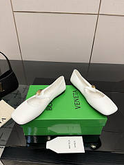 Bottega Veneta Charlotte Mary Jane Ballerina White - 2