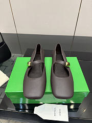 Bottega Veneta Charlotte Mary Jane Ballerina Espresso - 3