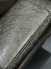 Bvlgari Serpenti Forever Phone Case In Gold Striated Calf Leather - 19x10x3.5cm - 6