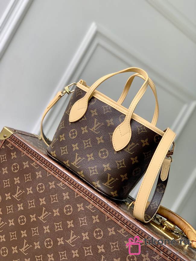 LV Neverfull Bandouliere Inside Out BB Tote Bag Monogram Banana M29228 - 26.5x16.5x11cm - 1