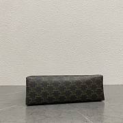 Celine Small Square Cabas In Triomphe Canvas Honey - 26x23x8.5cm - 3