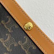 Celine Small Square Cabas In Triomphe Canvas Honey - 26x23x8.5cm - 2