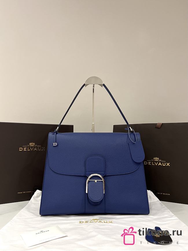 Delvaux Brillant Tempo Allure Calf Orage - 37.5x28x13.5cm - 1