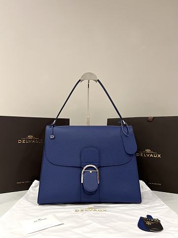 Delvaux Brillant Tempo Allure Calf Orage - 37.5x28x13.5cm