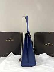 Delvaux Brillant Tempo Allure Calf Orage - 37.5x28x13.5cm - 5