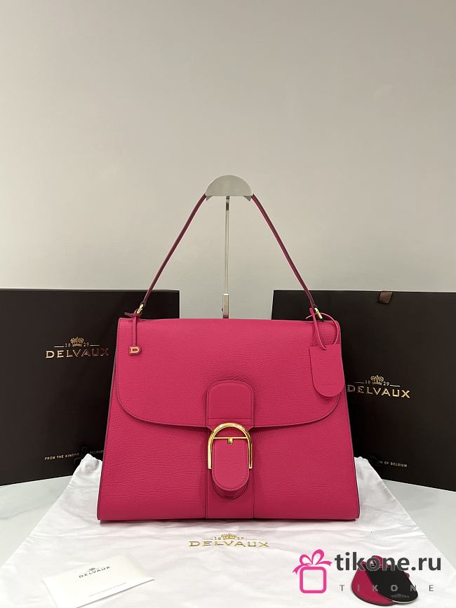 Delvaux Brillant Tempo Allure Calf Candy Sky - 37.5x28x13.5cm - 1