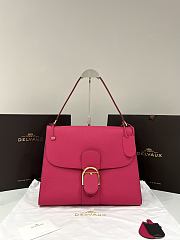 Delvaux Brillant Tempo Allure Calf Candy Sky - 37.5x28x13.5cm - 1