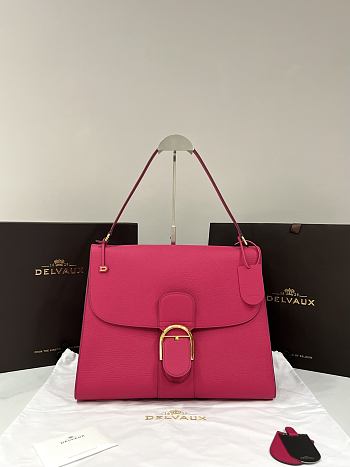 Delvaux Brillant Tempo Allure Calf Candy Sky - 37.5x28x13.5cm