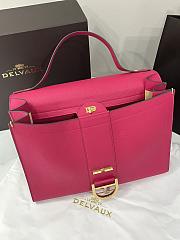 Delvaux Brillant Tempo Allure Calf Candy Sky - 37.5x28x13.5cm - 5