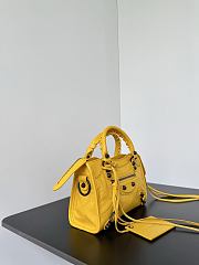 Balenciaga Le City Bag Mini in Yellow Arena Lambskin - 23.8x16x6.3cm - 6