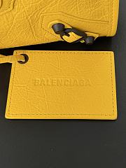 Balenciaga Le City Bag Mini in Yellow Arena Lambskin - 23.8x16x6.3cm - 2